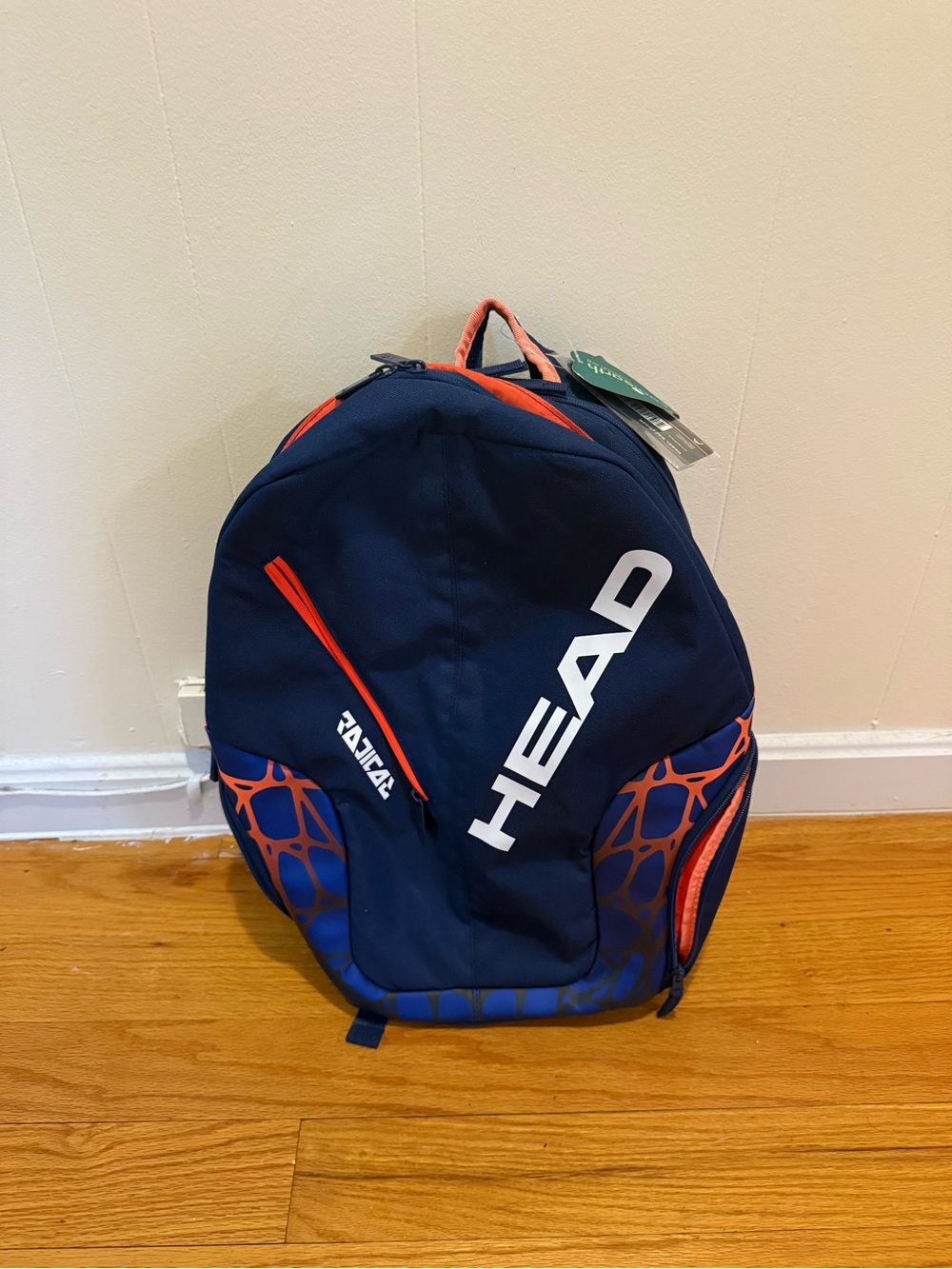 HEAD Navy and Orange Sport Backpack